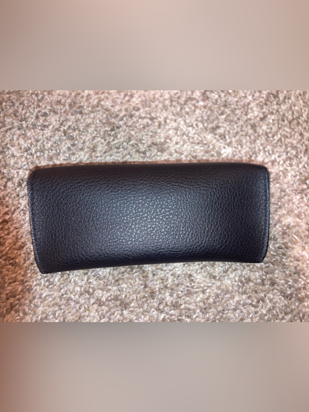 Ray-Ban Black Leatherette Sunglasses Case with Gold Logo - Picture 2 of 3